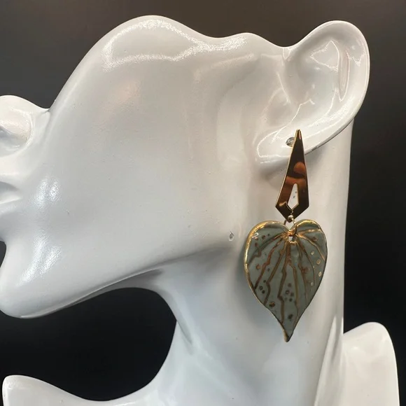 Handmade Luxury Ceramic Earrings – Unique, Lightweight, and Artistic Jewelry - Picture 3 of 10